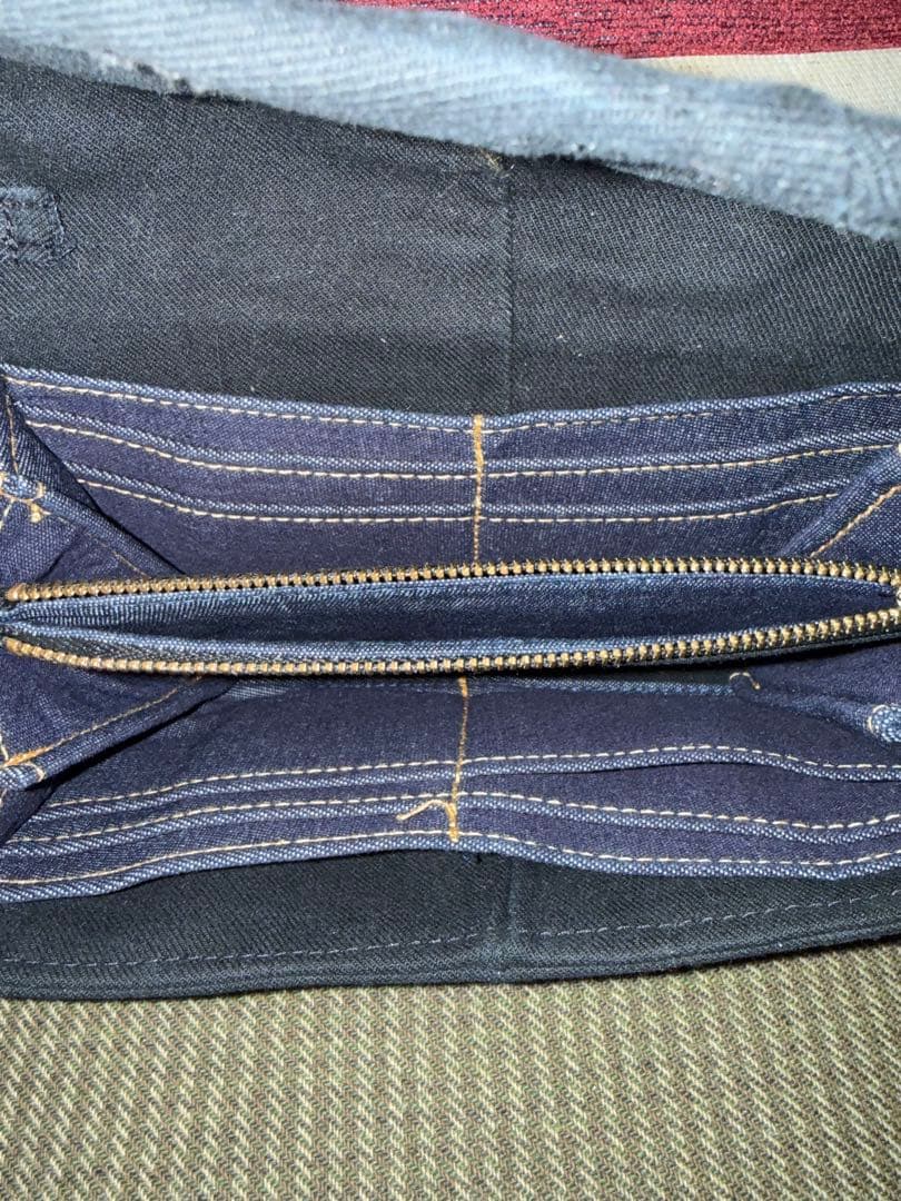 リーバイス ブラックデニム リメイク ウォレット