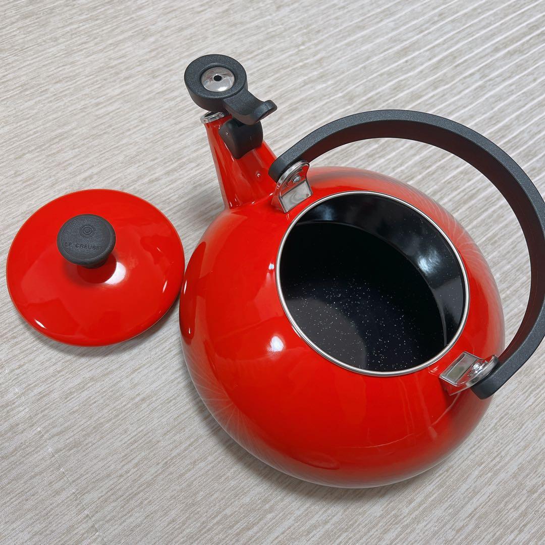 ル・クルーゼ　LE CREUSET ケトル　やかん　ガス火　IH 1.5L 赤