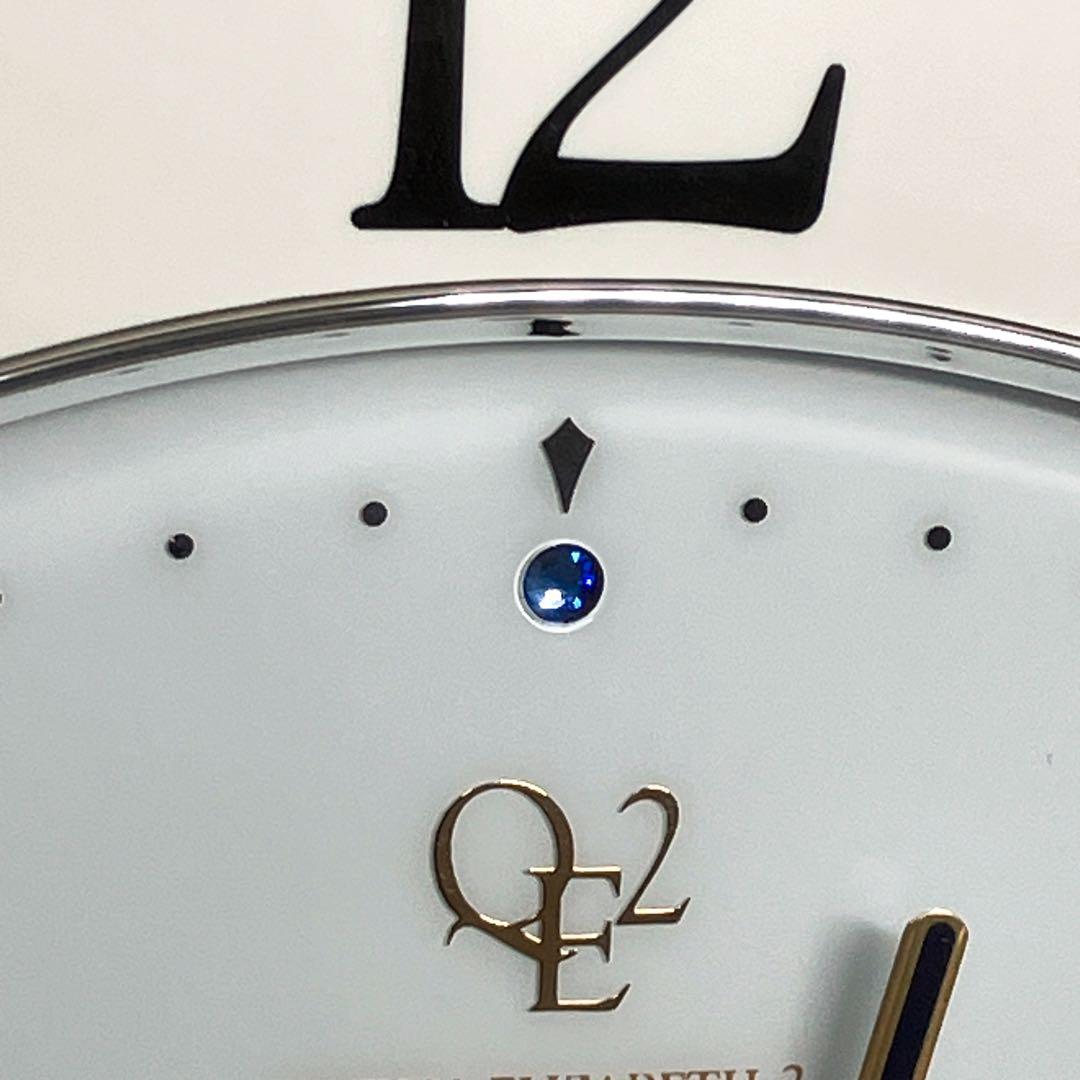 新品 壁掛け時計 リズム電波QUEEN ELIZABETH 2クイーンエリザベス