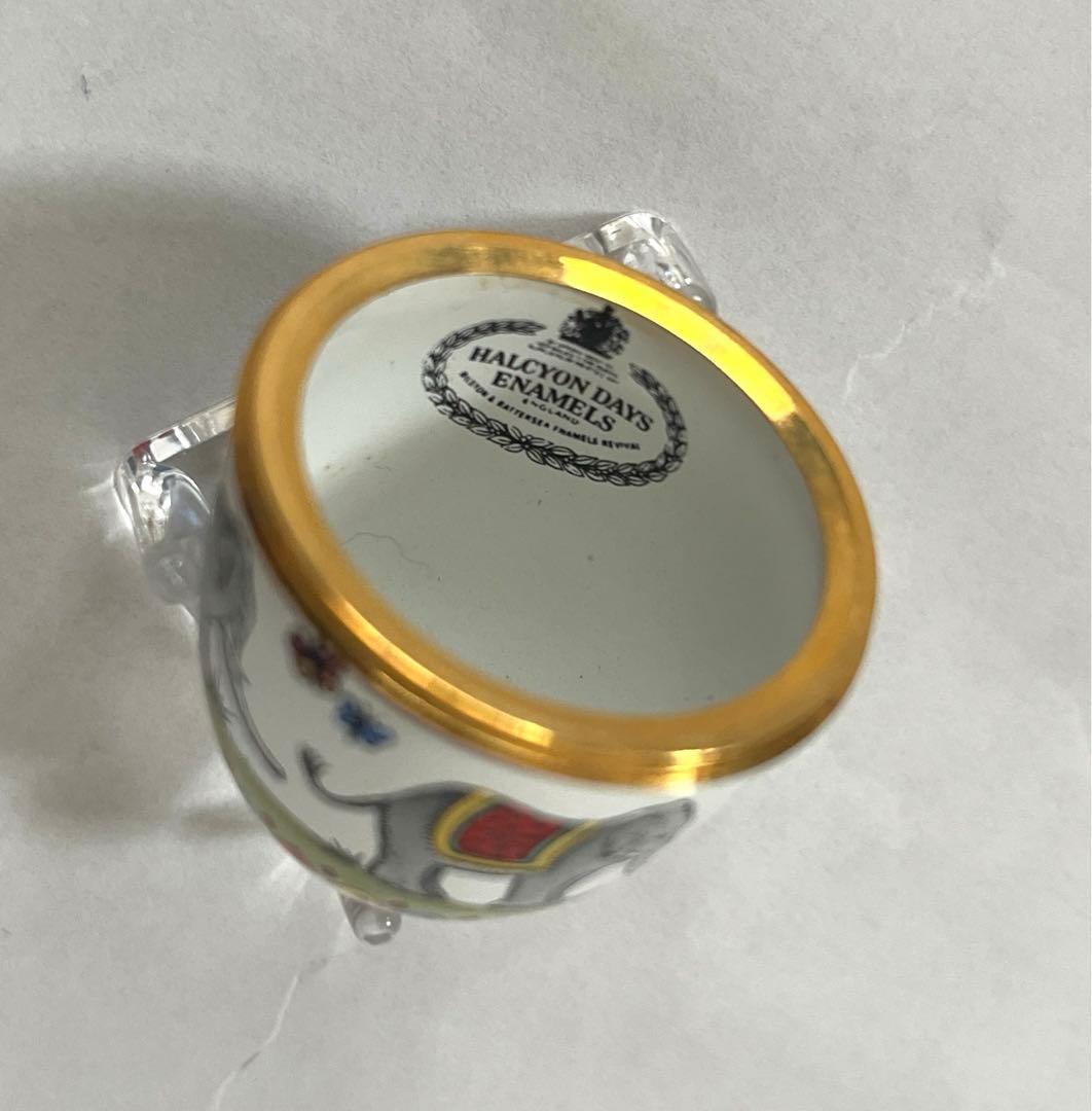未使用 ハルシオンデイズエナメル イースターエッグ エレファント