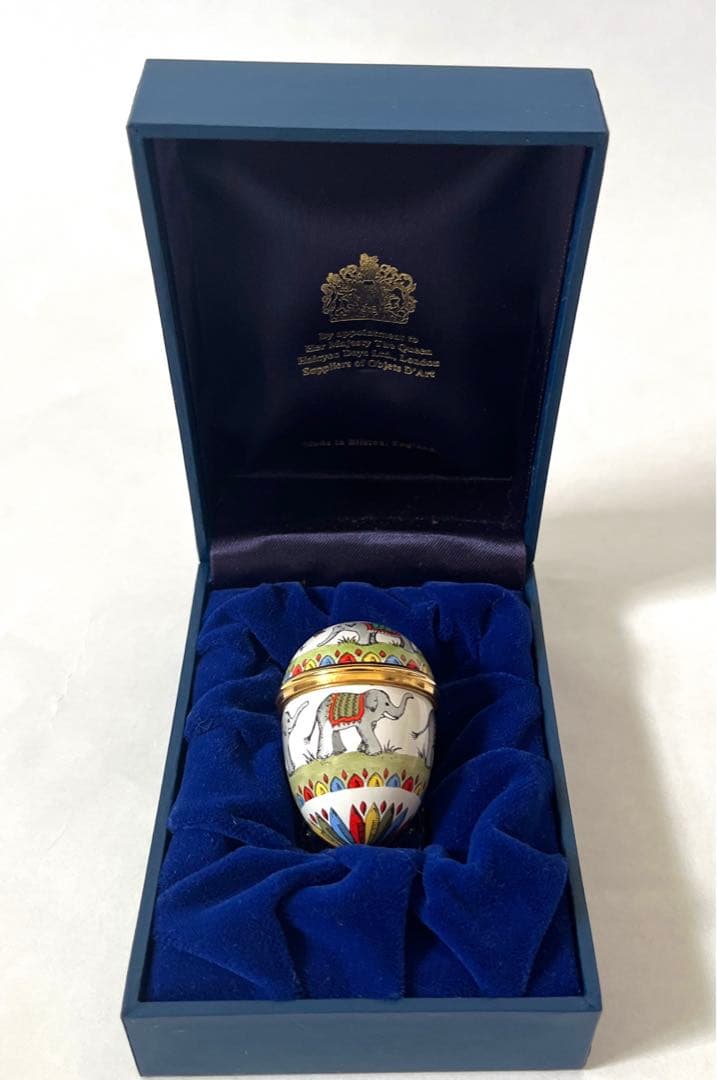 未使用 ハルシオンデイズエナメル イースターエッグ エレファント