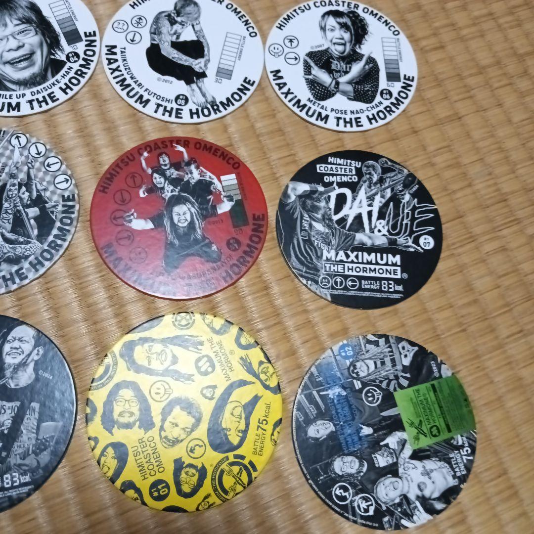 マキシマムザホルモン 秘密コースター 御面子/メンコ シークレット含む