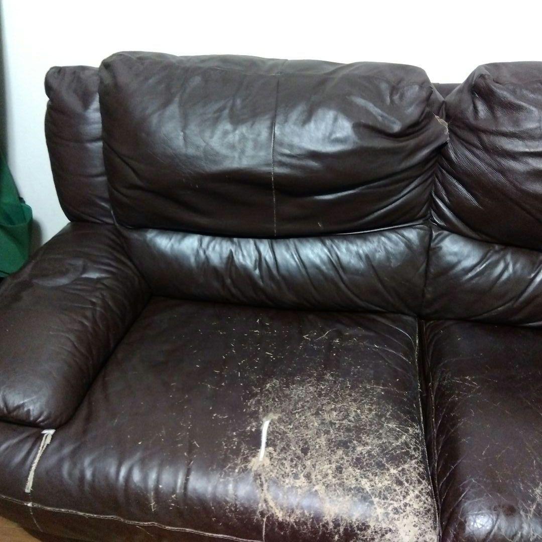 お洒落イタリア　ビンテージ本革　ソファーブランド：MARINELLI（マリネリ）