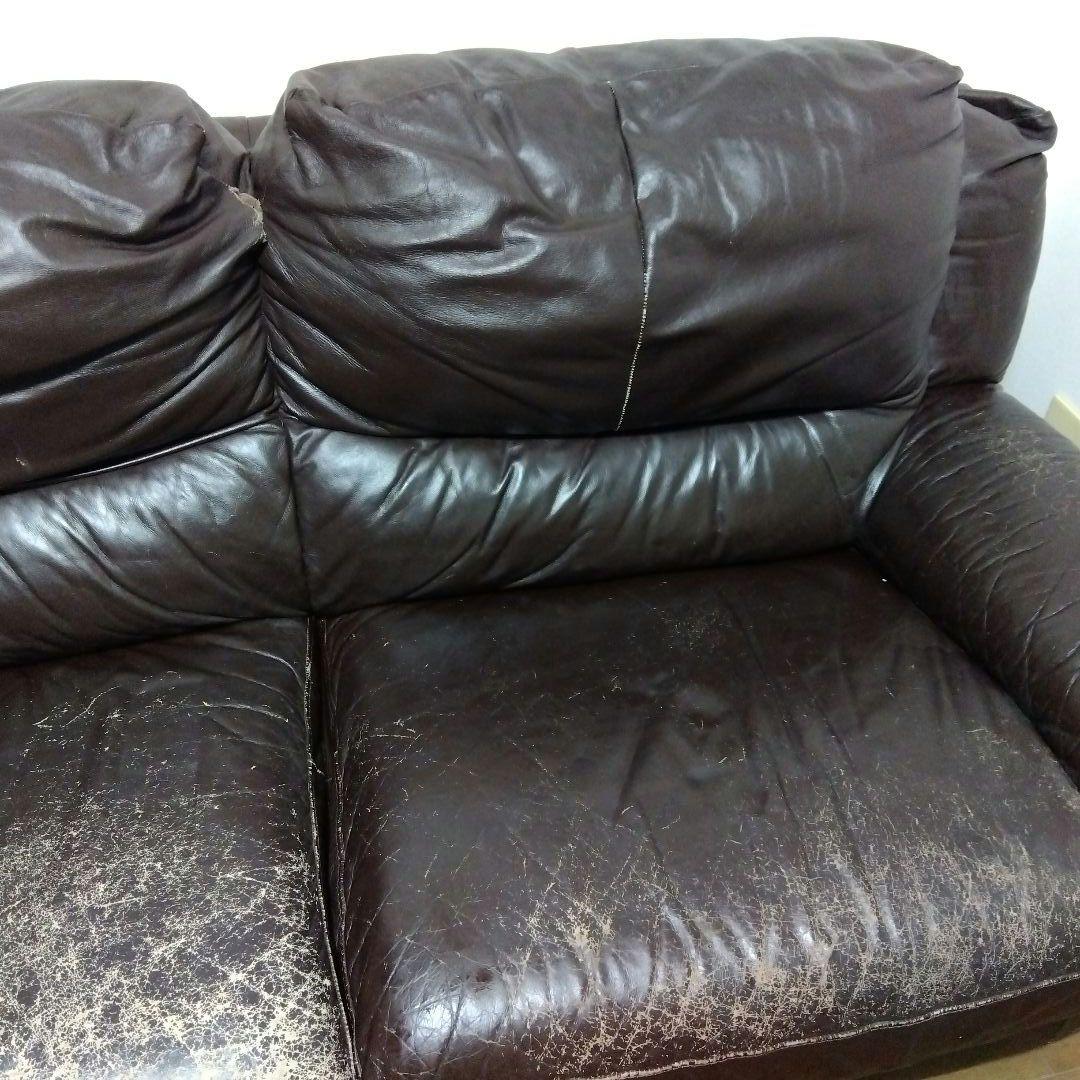 お洒落イタリア　ビンテージ本革　ソファーブランド：MARINELLI（マリネリ）