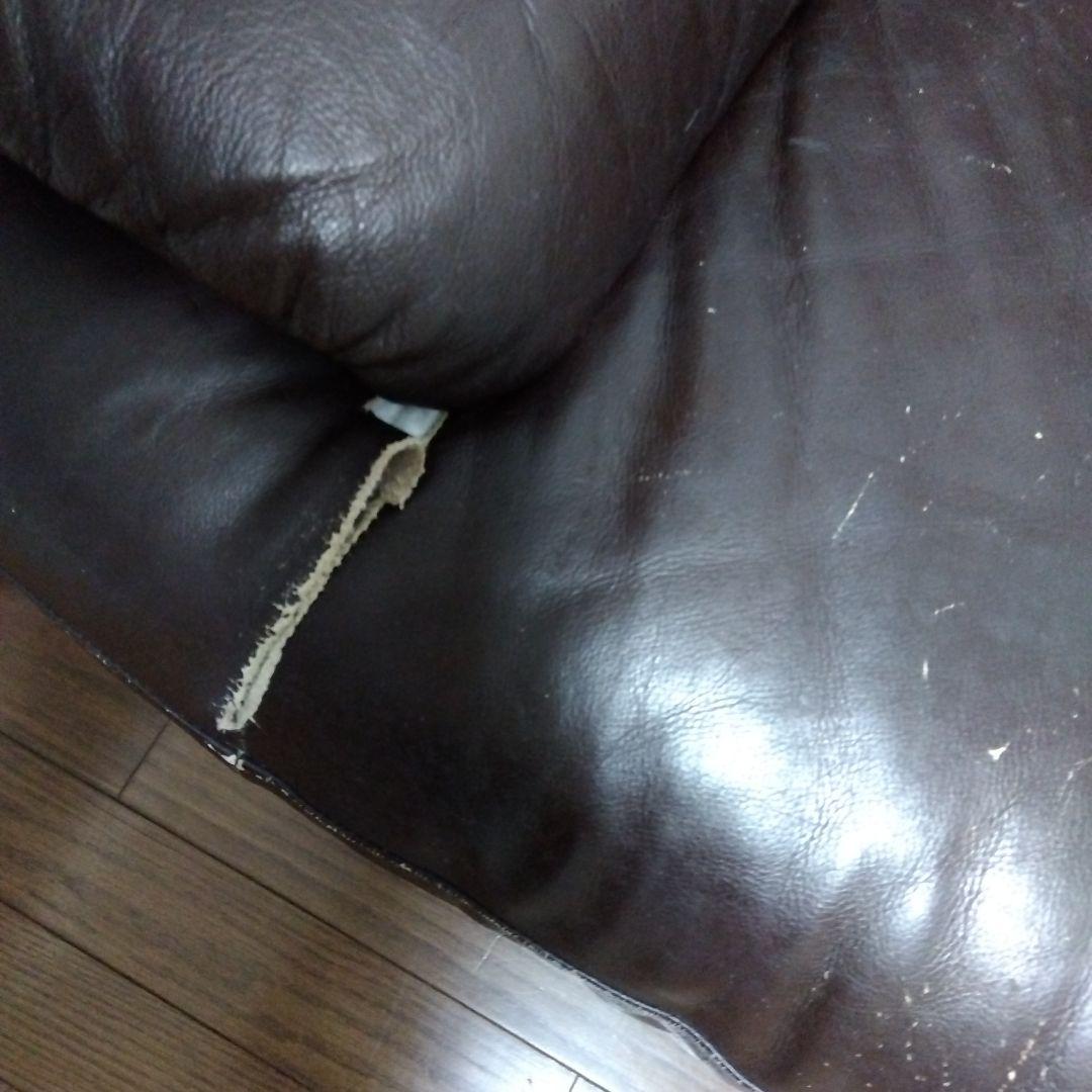 お洒落イタリア　ビンテージ本革　ソファーブランド：MARINELLI（マリネリ）