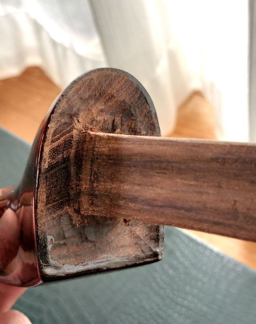 三線 黒檀 本皮一枚張りカマゴン 知念大工型