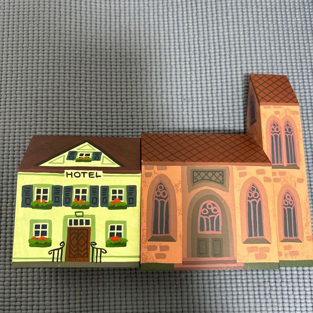 値下　半額以下ドイツ街並み手書オルゴールコレクション12個セット限定100セット