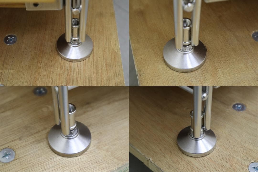 MUJI ステンレスユニットシェルフ ワイド 大 ボックス フラット扉 セット