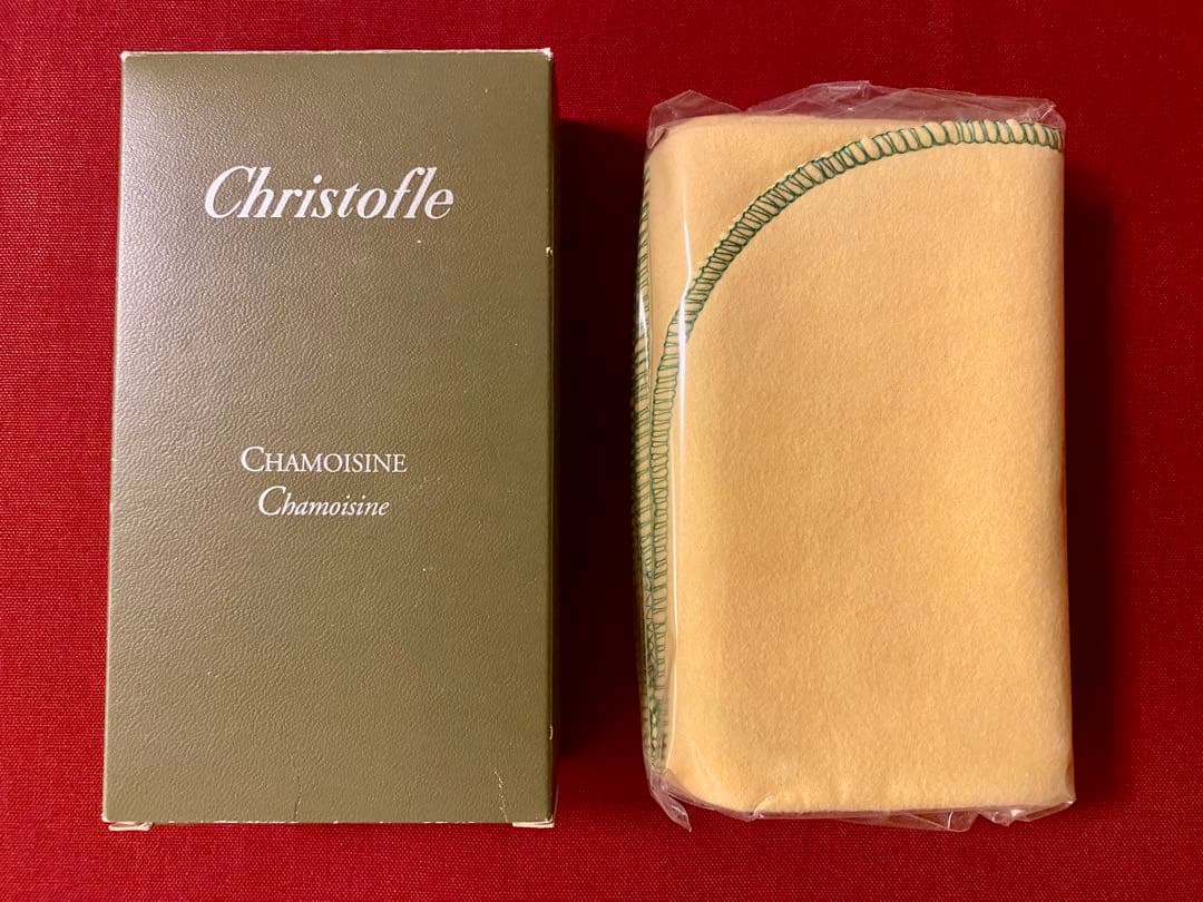 【専用商品】クリストフル黒檀箸ペアセット、純正保管袋、シルバークロス　計3点