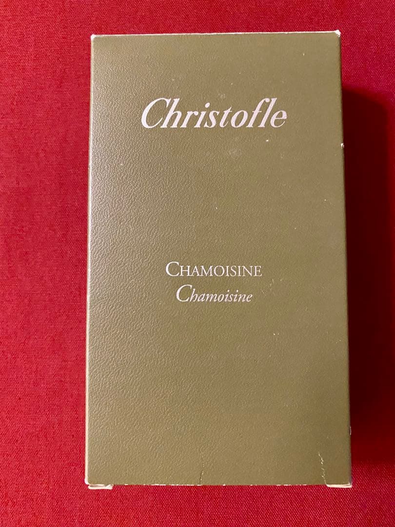 【専用商品】クリストフル黒檀箸ペアセット、純正保管袋、シルバークロス　計3点