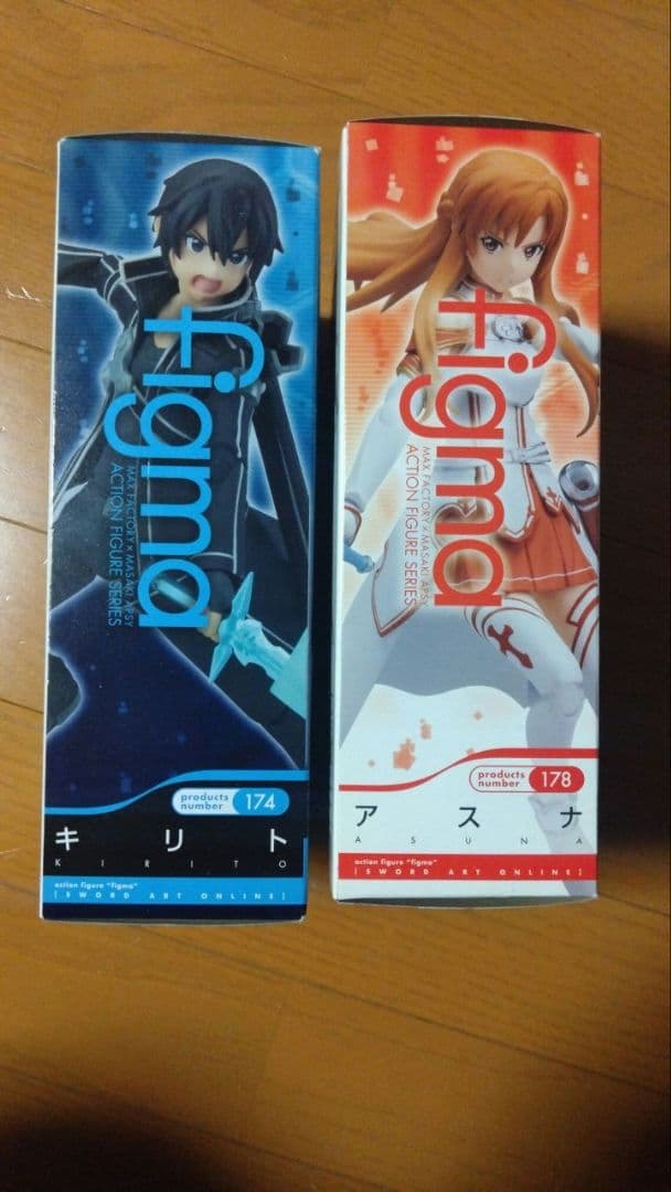 ソードアート・オンライン figma キリト & アスナ 2種セット 未開封品