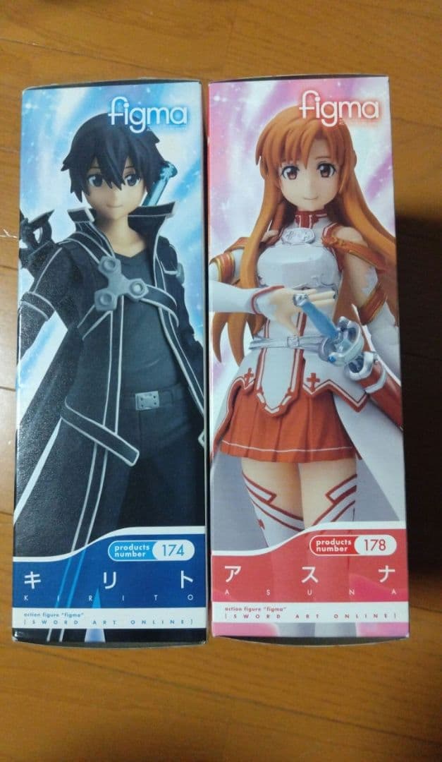 ソードアート・オンライン figma キリト & アスナ 2種セット 未開封品