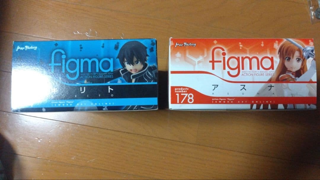 ソードアート・オンライン figma キリト & アスナ 2種セット 未開封品