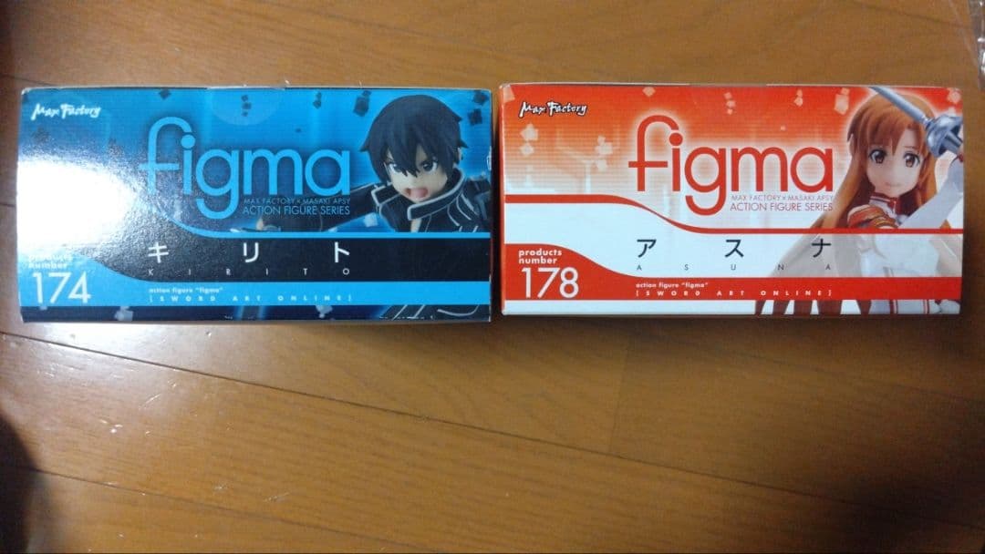 ソードアート・オンライン figma キリト & アスナ 2種セット 未開封品
