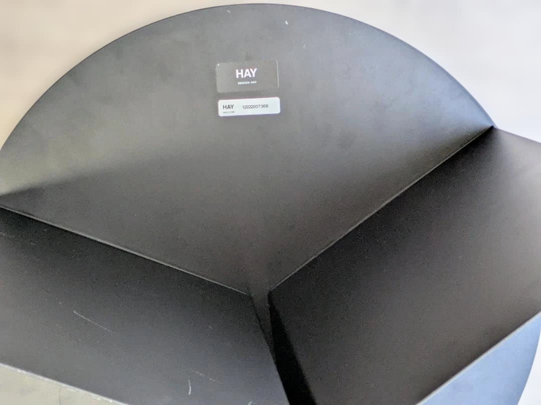 HAY SLIT TABLE ROUND スリットテーブル 黒 ローテーブル