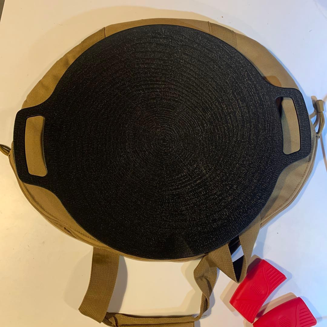 未使用　JHQ 鉄板　マルチグリドル　33cm グリルパン　フライパン　ケース付