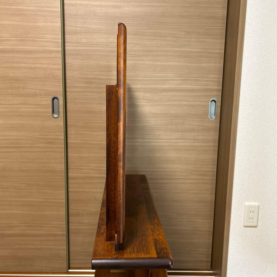 木製ミラー ブラウン