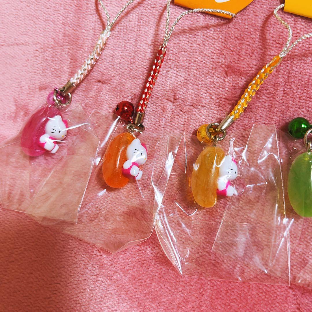 希少レア ハローキティ 根付け 2007 ビーンズキティ サンリオ 平成