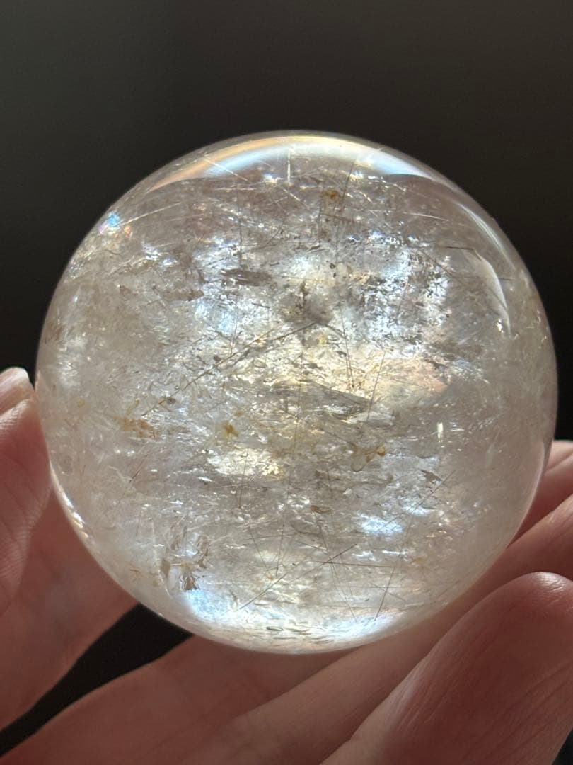 シルバールチルスフィア　4.81cm 天然石