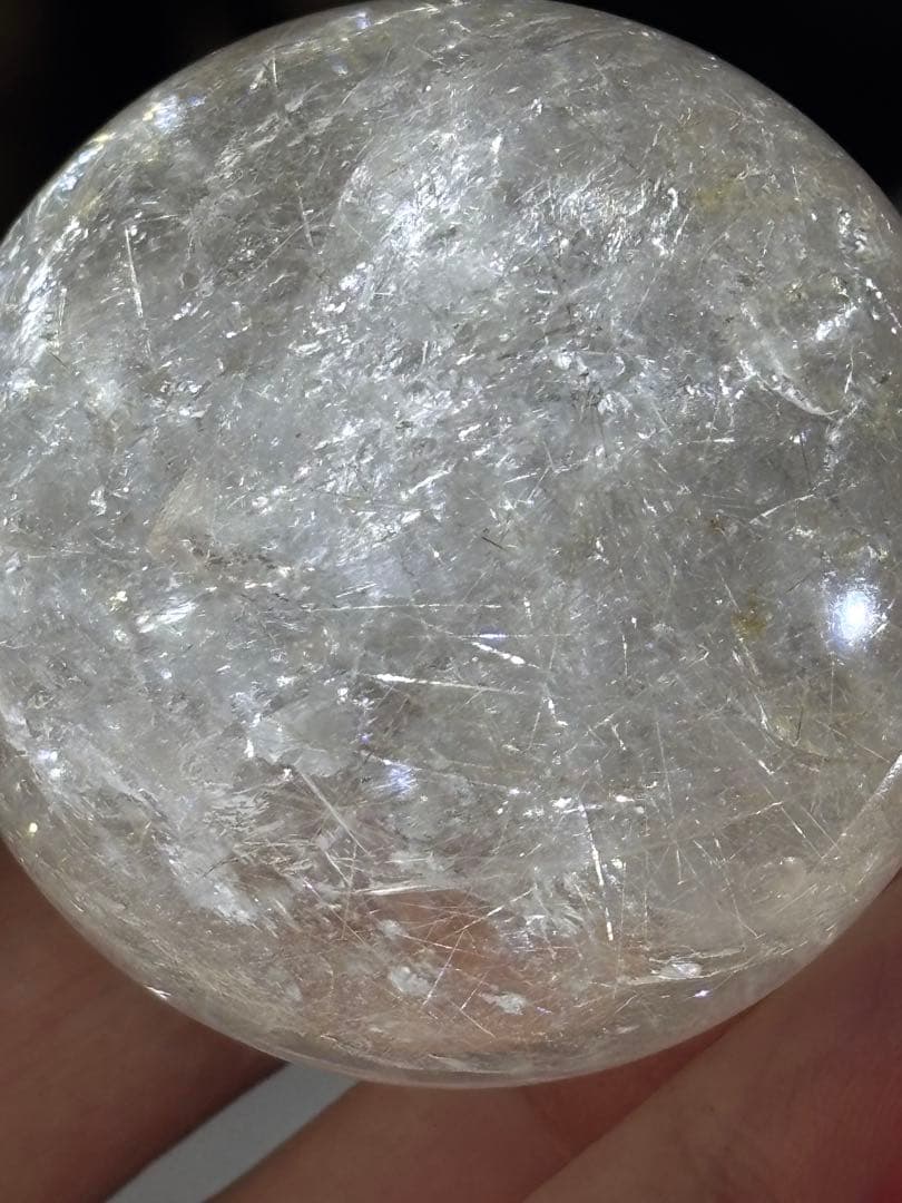 シルバールチルスフィア　4.81cm 天然石