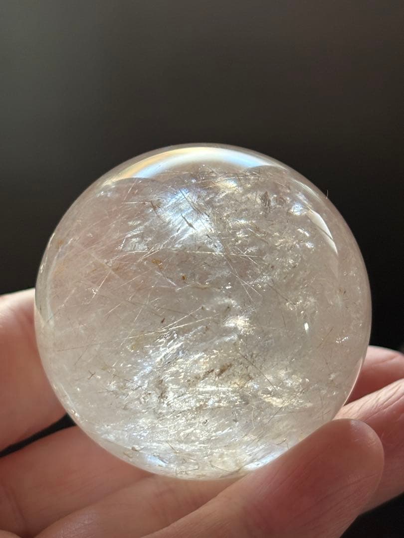 シルバールチルスフィア　4.81cm 天然石