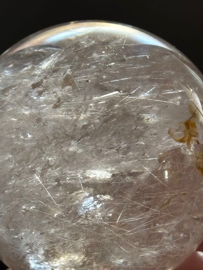 シルバールチルスフィア　4.81cm 天然石