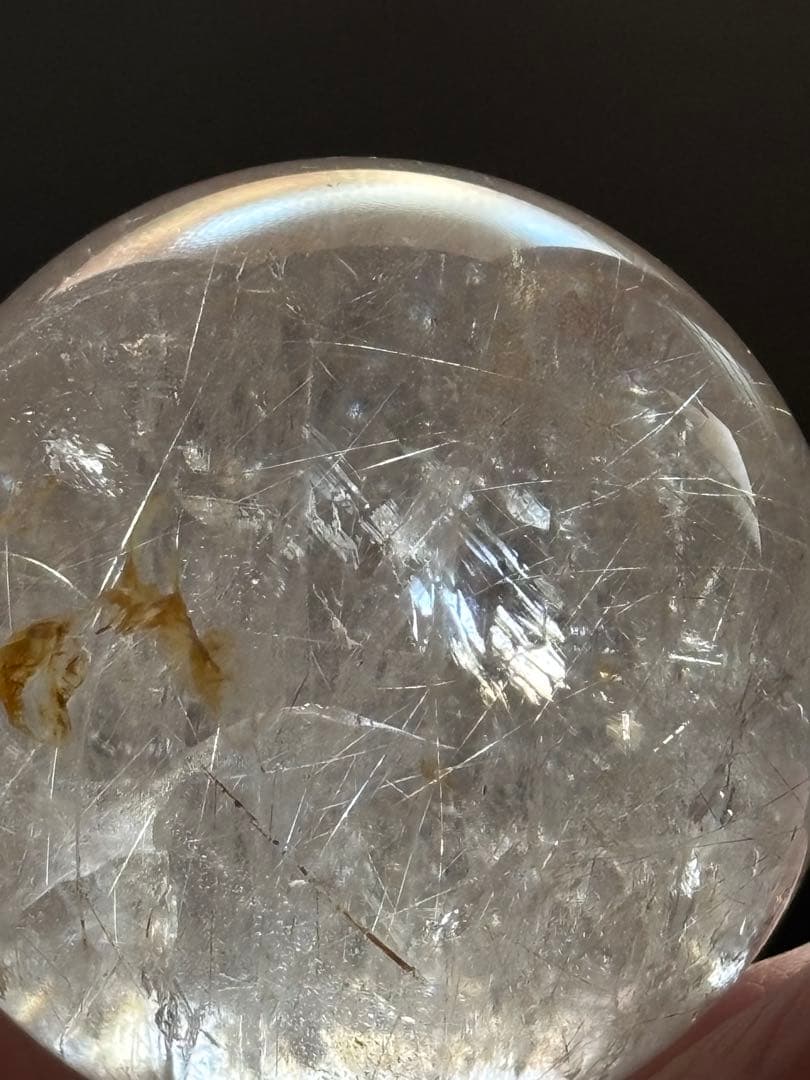 シルバールチルスフィア　4.81cm 天然石