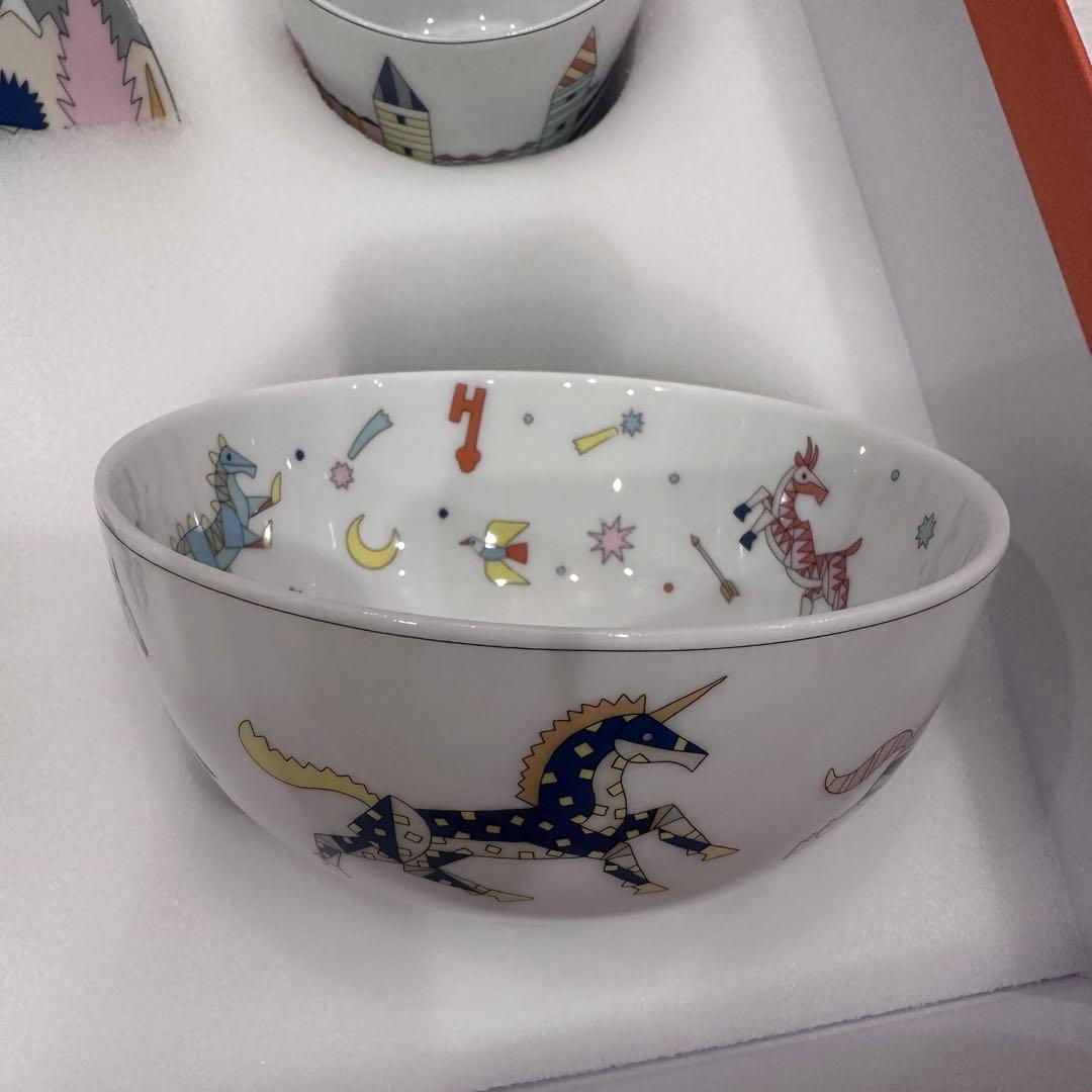 【新品未使用】エルメス 食器 エポペ 4点セット