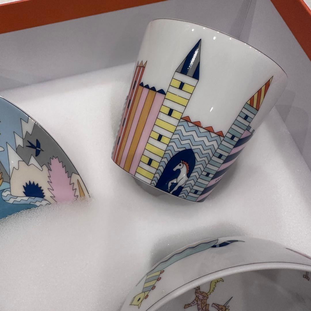 【新品未使用】エルメス 食器 エポペ 4点セット