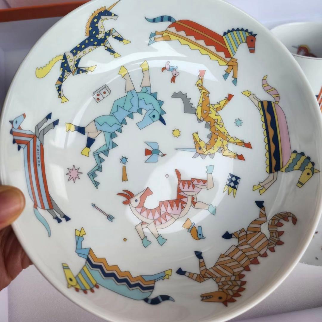 【新品未使用】エルメス 食器 エポペ 4点セット