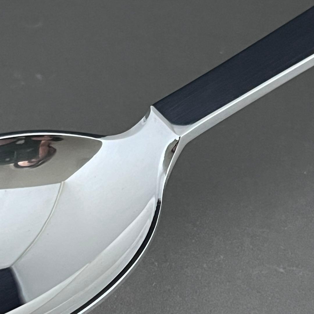 【未使用】ジョージジェンセン PYRAMID ピラミッド ディナースプーン 純銀