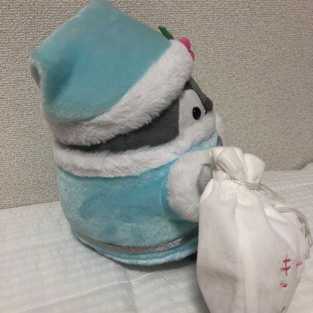 コウペンちゃん クリスマスな みずいろサンタさんなぬいぐるみM