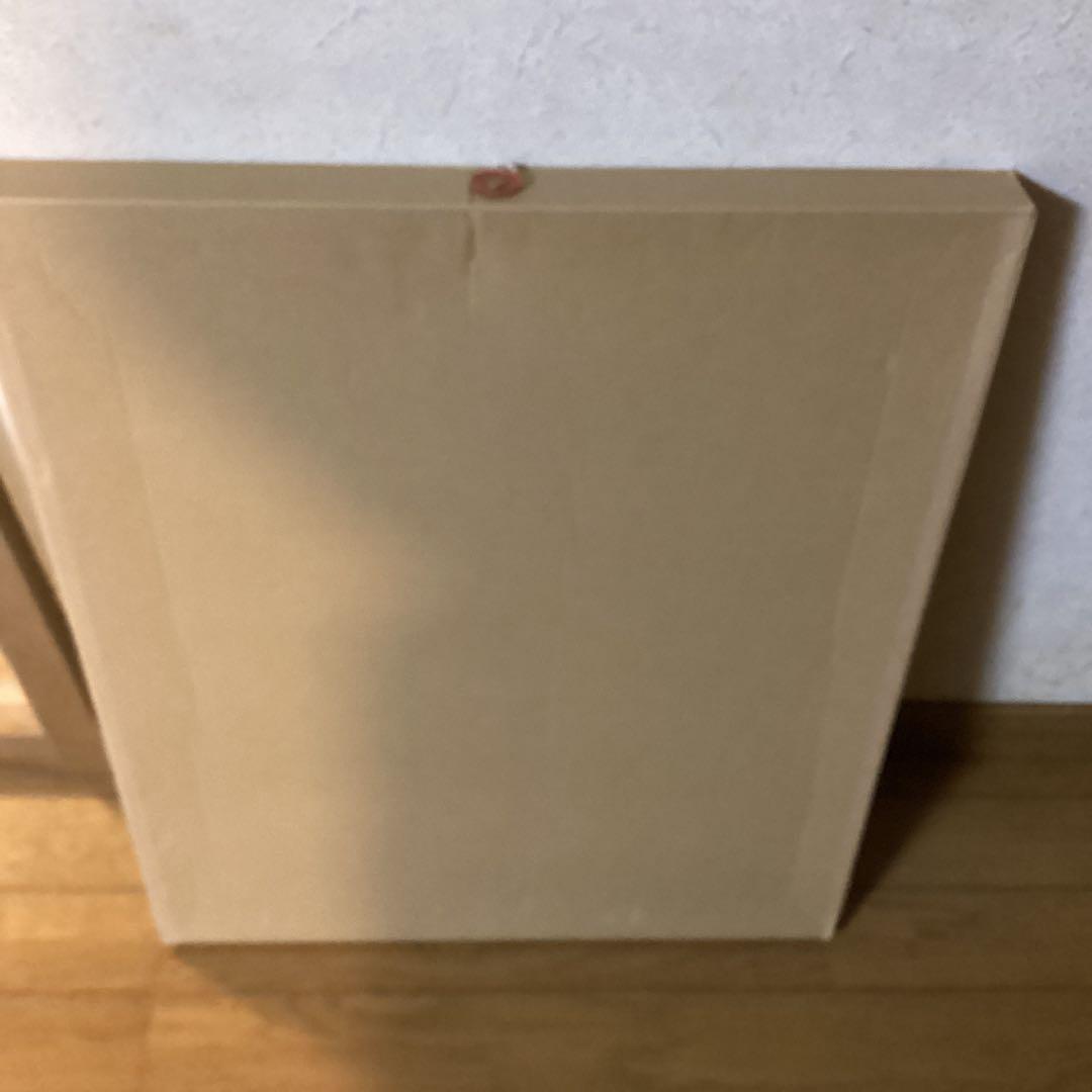 棟方志功　在銘水墨人物画《　花　深　処　無　行　亜土　》額装　肉筆【模写】