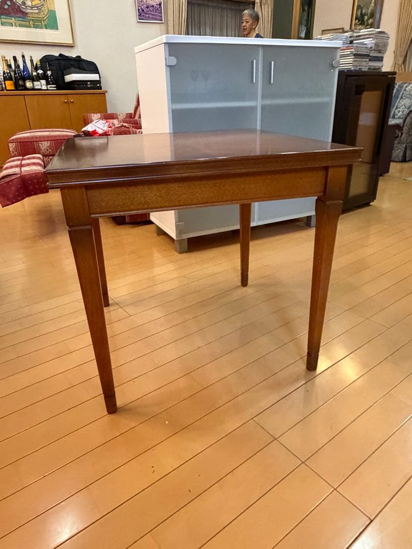 【引き取り限定】 コスガ アンティーク調コーナーテーブル