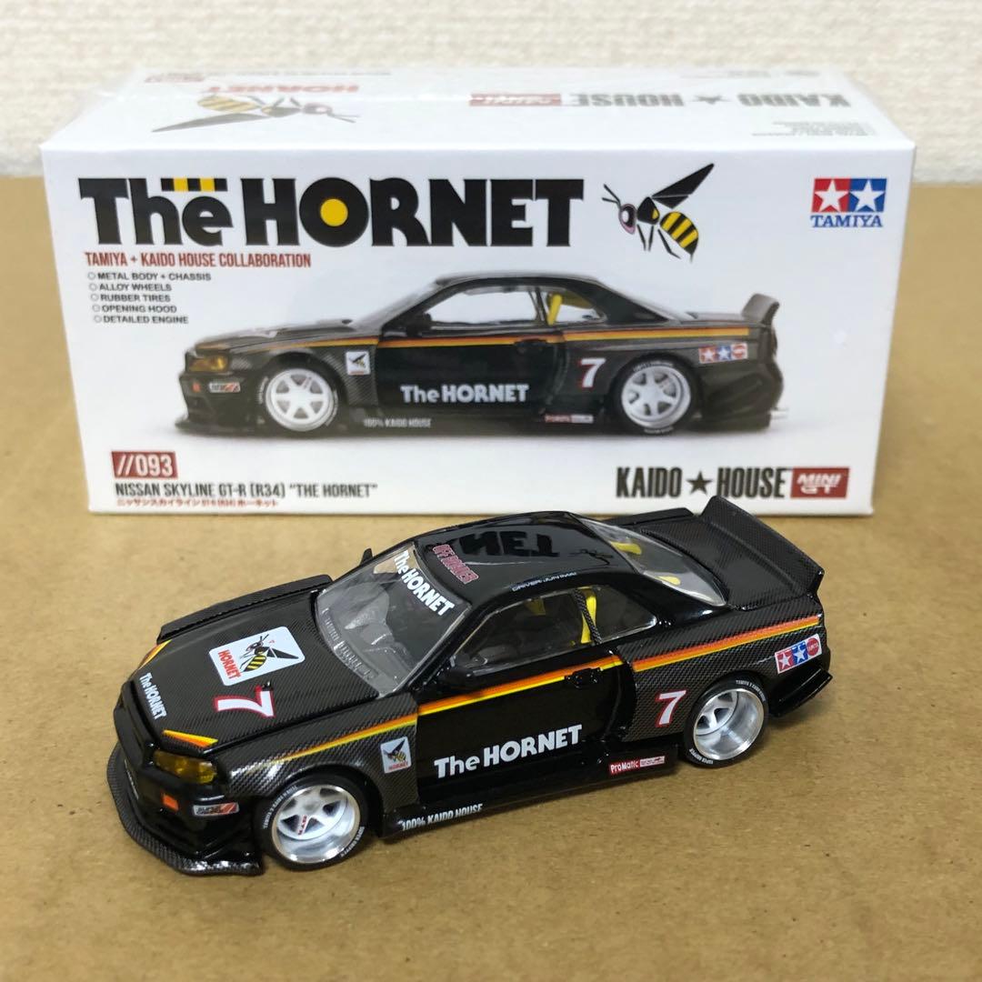 ミニGT 街道ハウス 日産スカイライン GT-R R34 タミヤ ホーネット