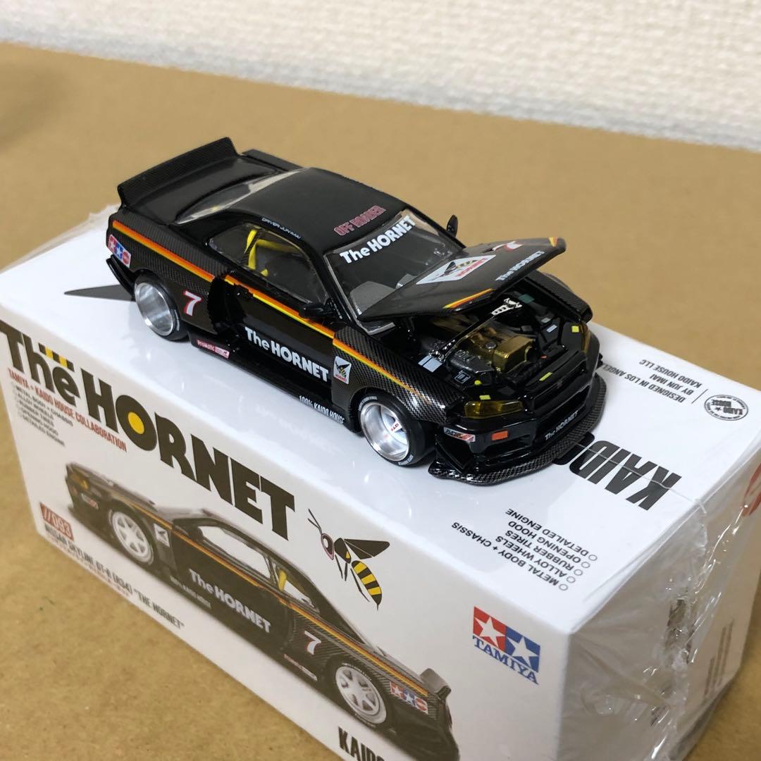 ミニGT 街道ハウス 日産スカイライン GT-R R34 タミヤ ホーネット