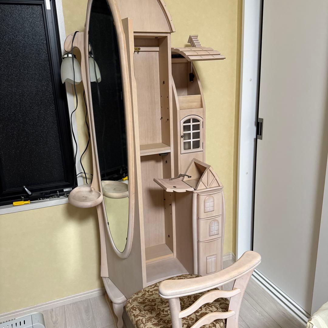 おしゃれ　アンティーク　姿見ドレッサー（1794）