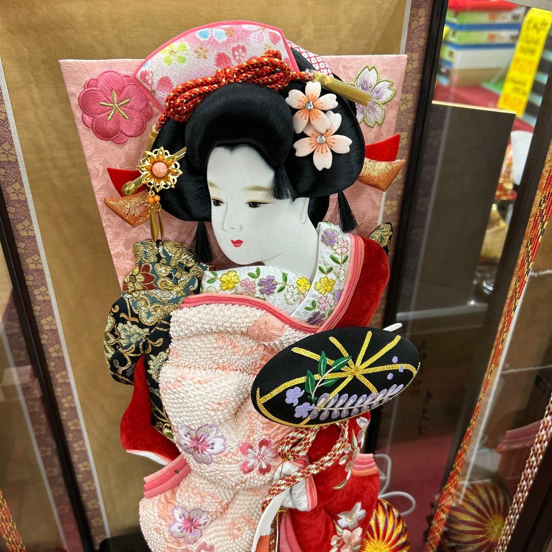 初正月＊羽子板飾り＊18号＊黒檀ケースp