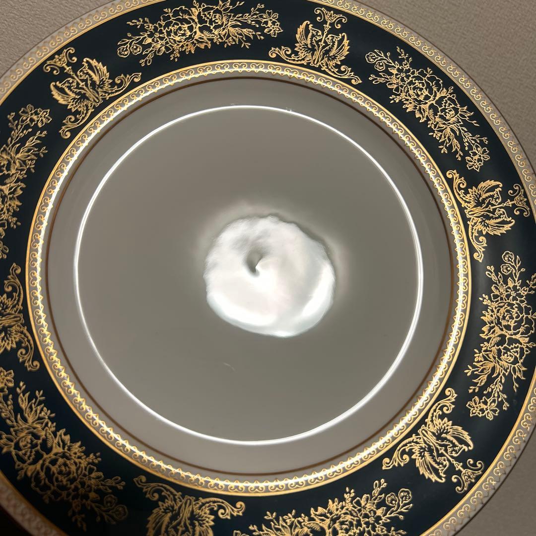 ウェッジウッド　コロンビア　ブルー&ゴールド　ディナープレート　27.5cm