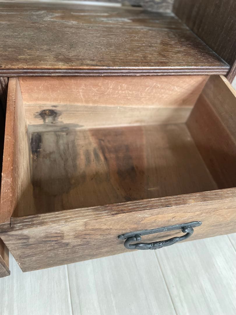 茶箪笥 古い 飾り棚 道具棚