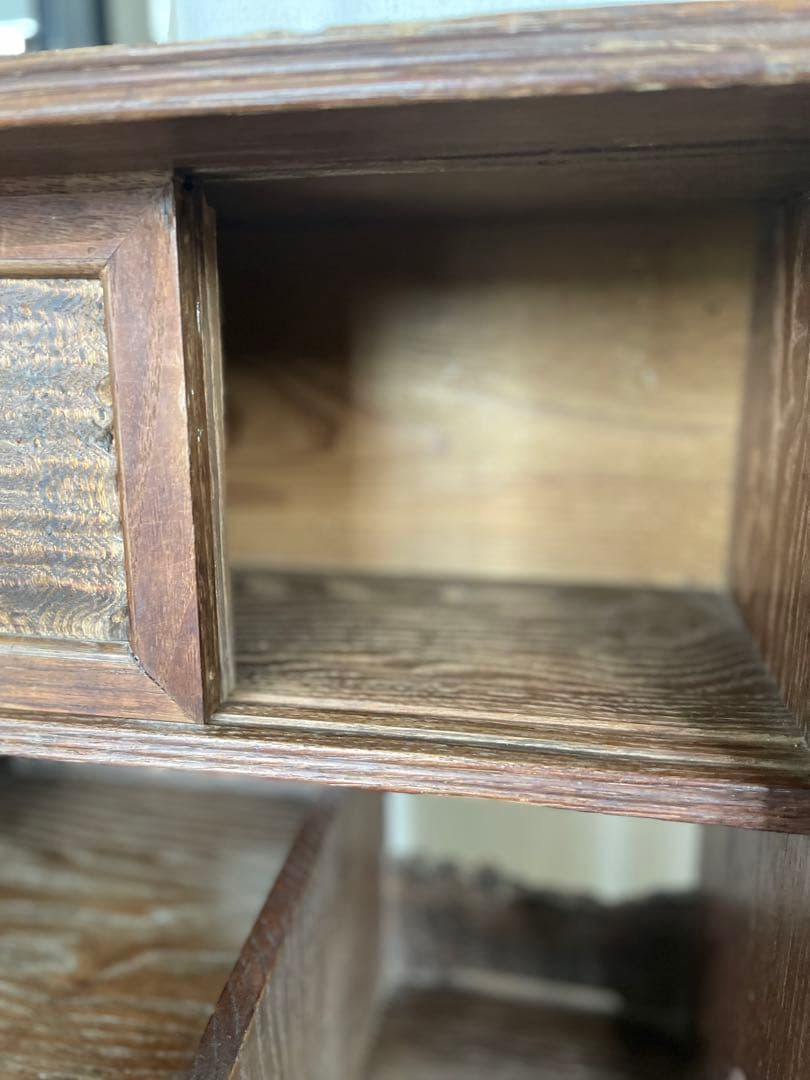 茶箪笥 古い 飾り棚 道具棚