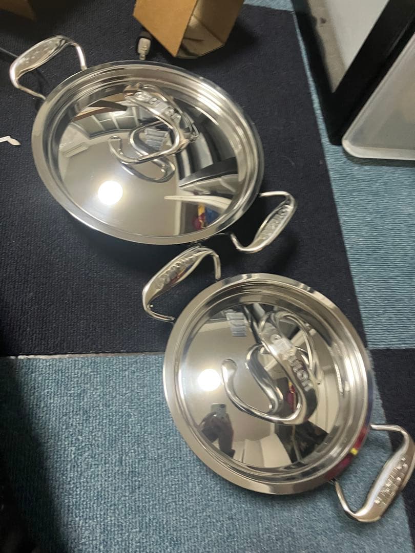 さらに値下げ　Circulon ステンレススチール 2ピース鍋セット