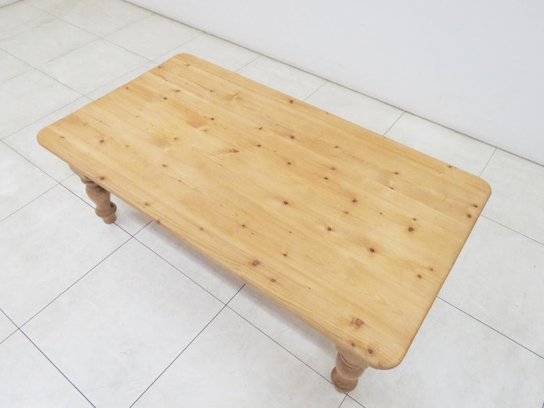 ペニーワイズ パイン無垢材 コーヒーテーブル カントリー センター リビング