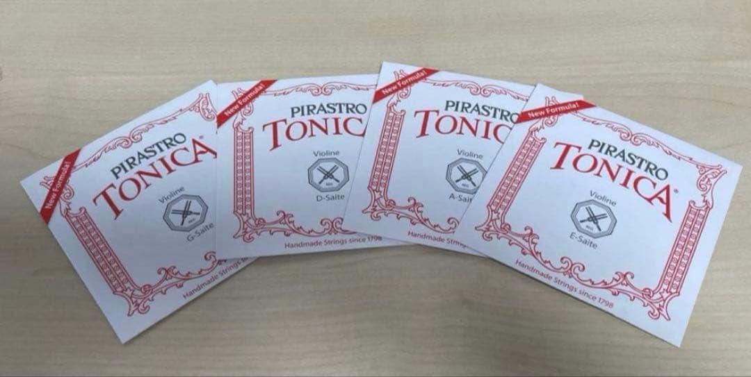 新品】PIRASTRO TONICA バイオリン弦セット4/3 4/4対応 - メルカリ