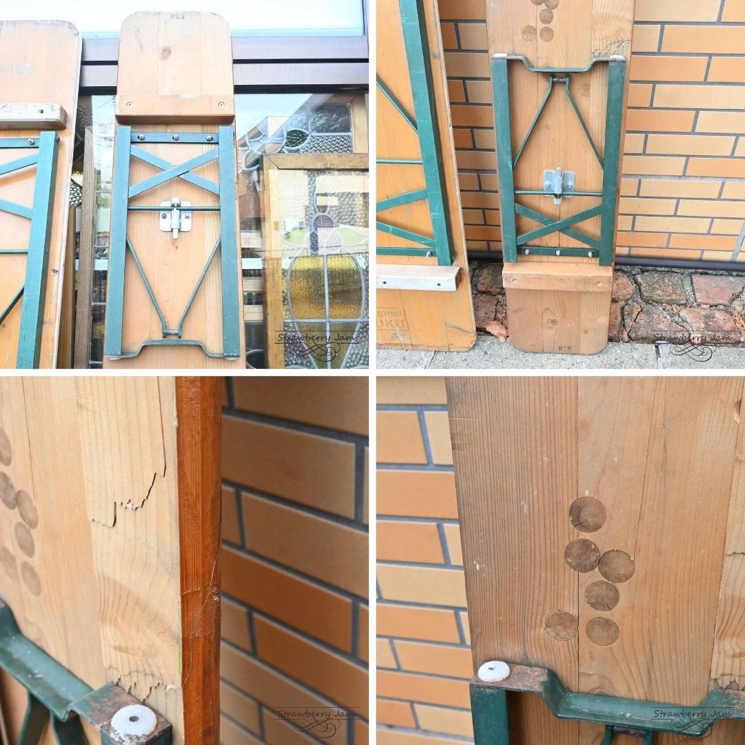 L3705-233 英国アンティーク ビアテーブル 作業台 テーブルセット