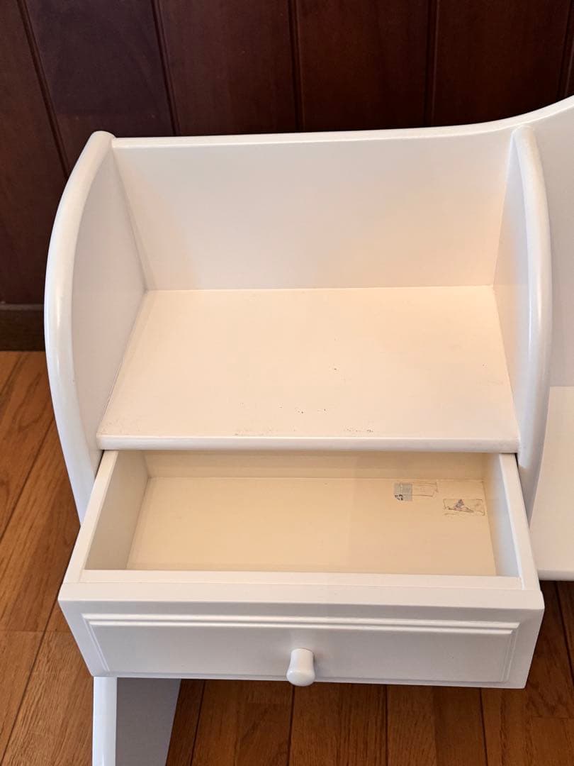 ホワイトリリー　欧風デスク用　上棚