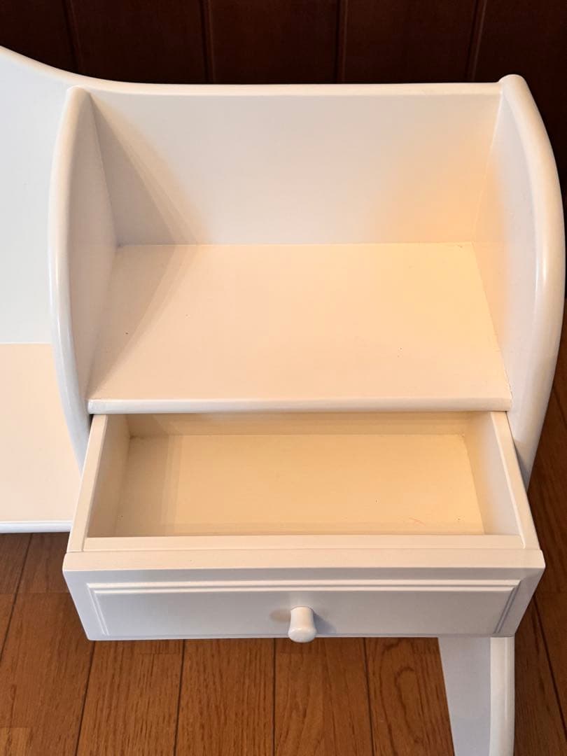 ホワイトリリー　欧風デスク用　上棚