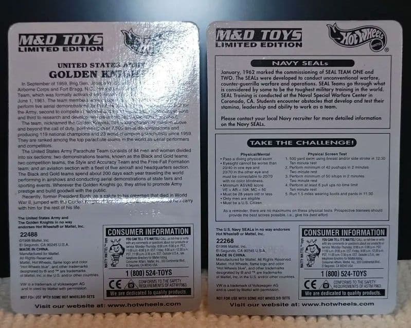 Hot Wheels VW BUS ゴールデンナイツ & シール