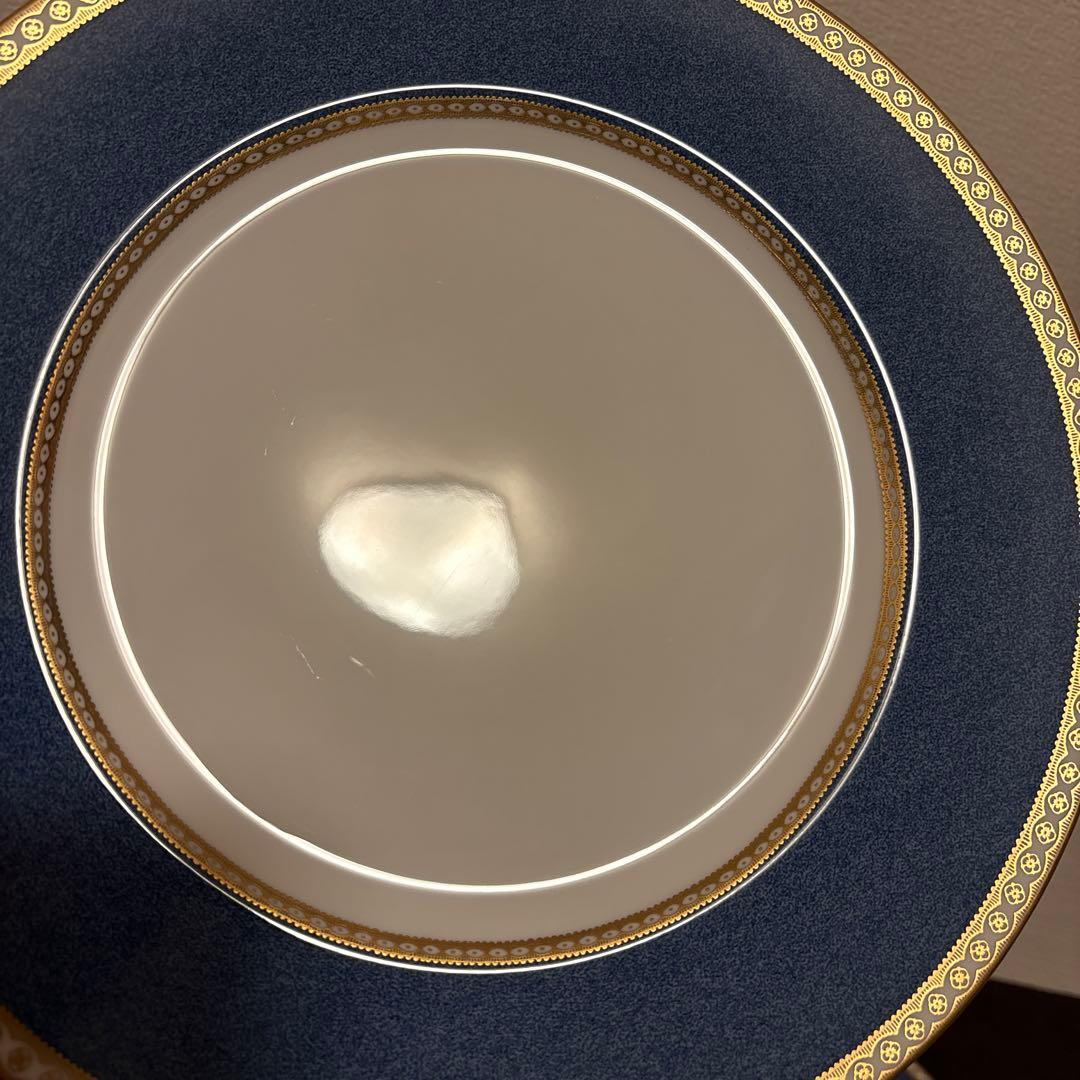 ウェッジウッド　ユーランダー　パウダーブルー　ディナープレート　27.5cm