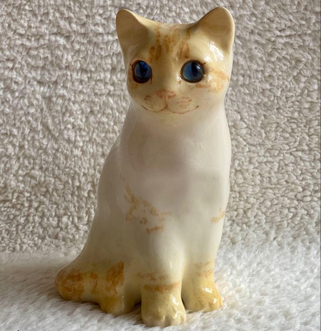 ウィンスタンレイキャット　ケンジントンキャット　青目猫　サイズ2　貫入無し❣️